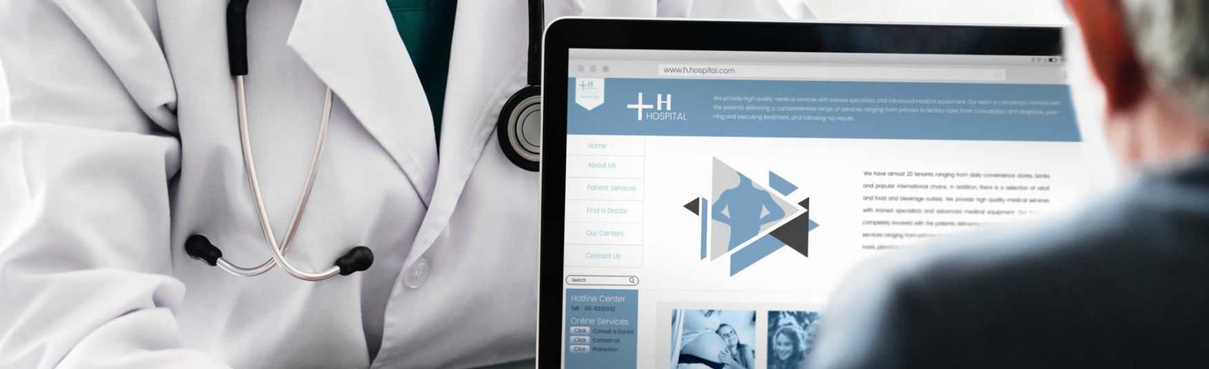 patient having a private medical with a doctor